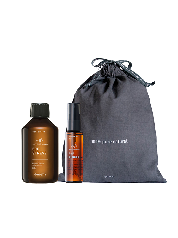 アロマバスソルト&ピローミスト フォーストレス（セット）